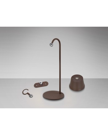 CUCO-SOBREMESA LED CORTEN